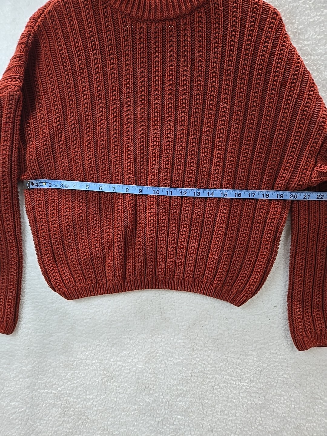 Universal Thread Womens Medium Burnt Orange Chunk… - image 9