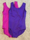 Two Leotards Balera Purple Pink Tank Size LC New — photo 1