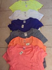 VICTORIAS SECRET PINK SCOOPNECK CREW DOG TEESHIRT COLOR SIZE CHOICE NWT