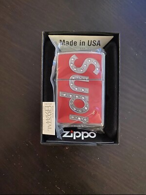Supreme FW20 Swarovski Zippo Lighter Guaranteed In Hand Now