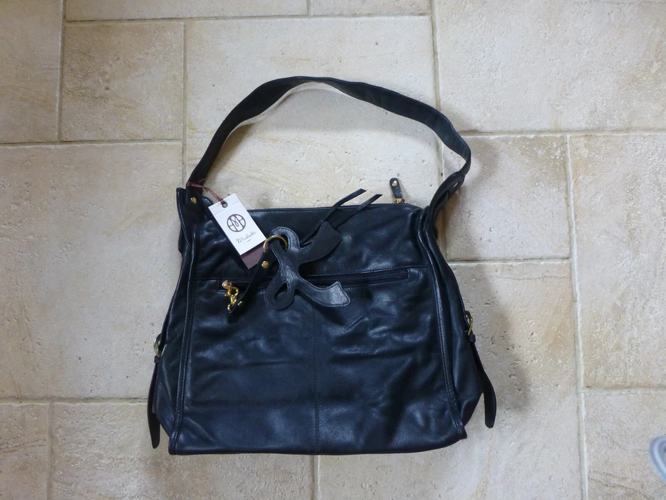 Modalu Black Leather Bag New and Unused - Image 2 of 4