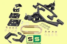3"/5" Drop Control Arm Kit + Flip Kit + Shackles Fits 09-14 Ford F-150 F150 2WD