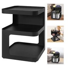 Modern Side Table, Metal Nightstand, Modern End Table