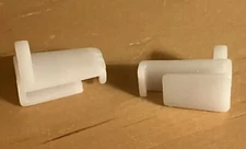 2 Kenmore Elite refrigerator freezer basket bracket slide inserts OEM PARTS