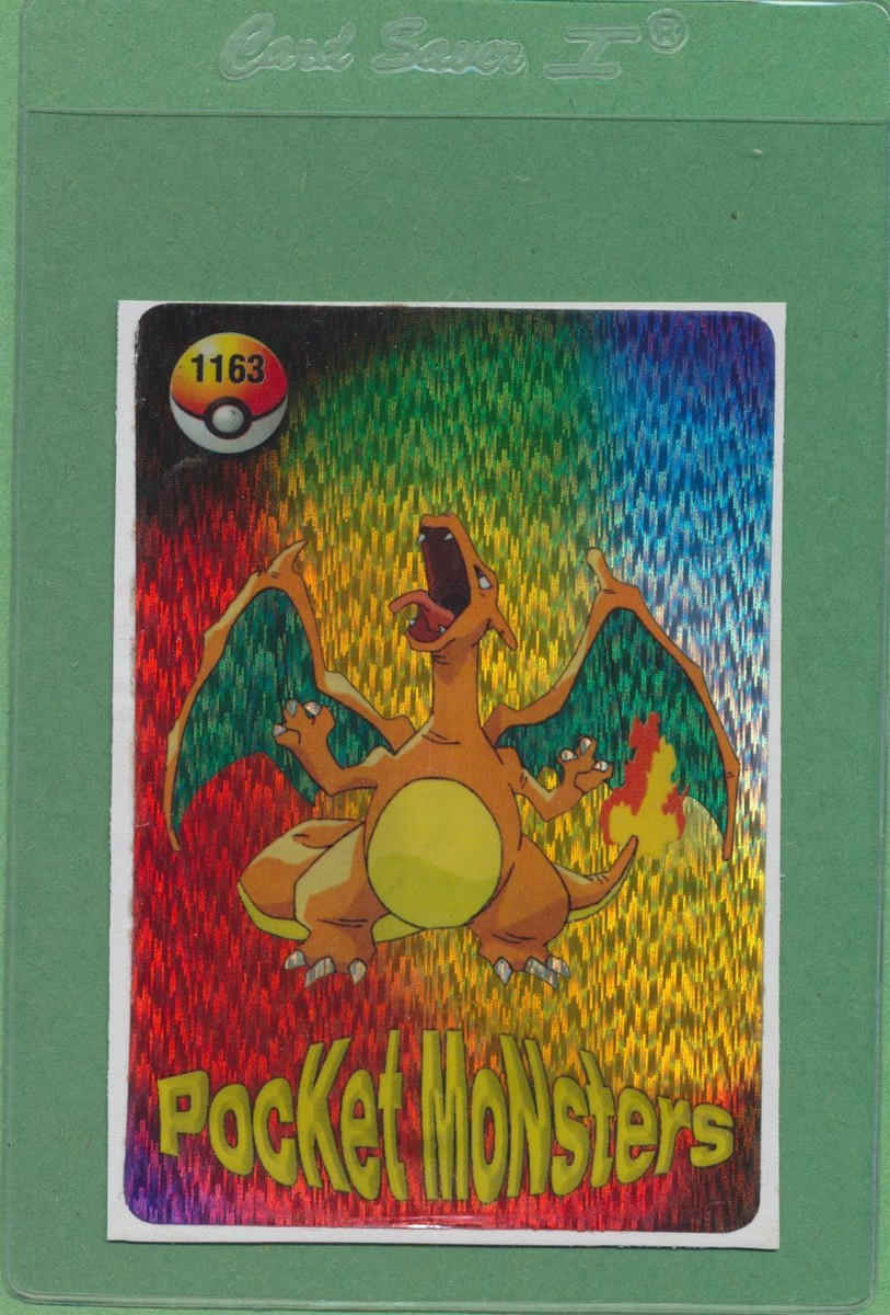 1996-1999 Pokemon Pocket Monsters Bandai Prism Sticker Charizard
