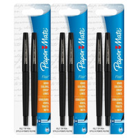 Paper Mate Flair Porous Felt Tip Pens, Medium Point, Black Ink (6 Count) Paper Mate Flair Porous Felt Tip Pens, Medium Point, Black Ink (6 Count)