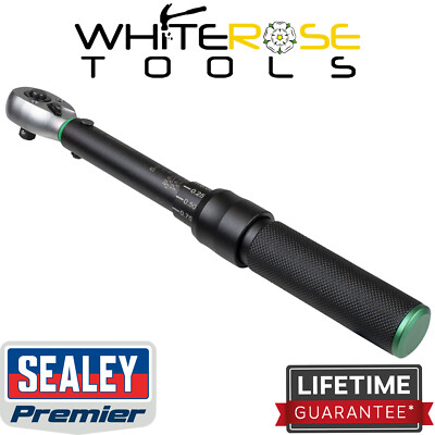 Sealey Drehmomentschlüssel Mikrometer Style 1/4'' Vierkantantrieb kalibriert 5-25Nm