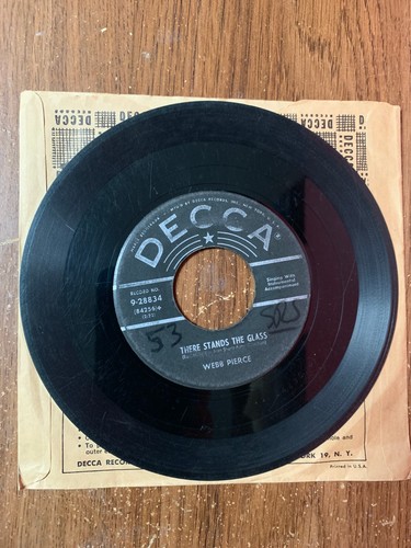 Vintage Webb Pierce 45 RPM 7" Records Each Sold Separately - Picture 7 of 31