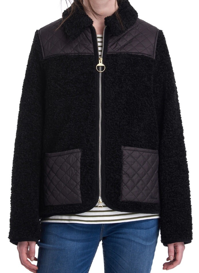 ウズラ　barbour alexa ジャケット Women's Barbour By Alexa Chung Hazel Shearling Jacket Size UK 14