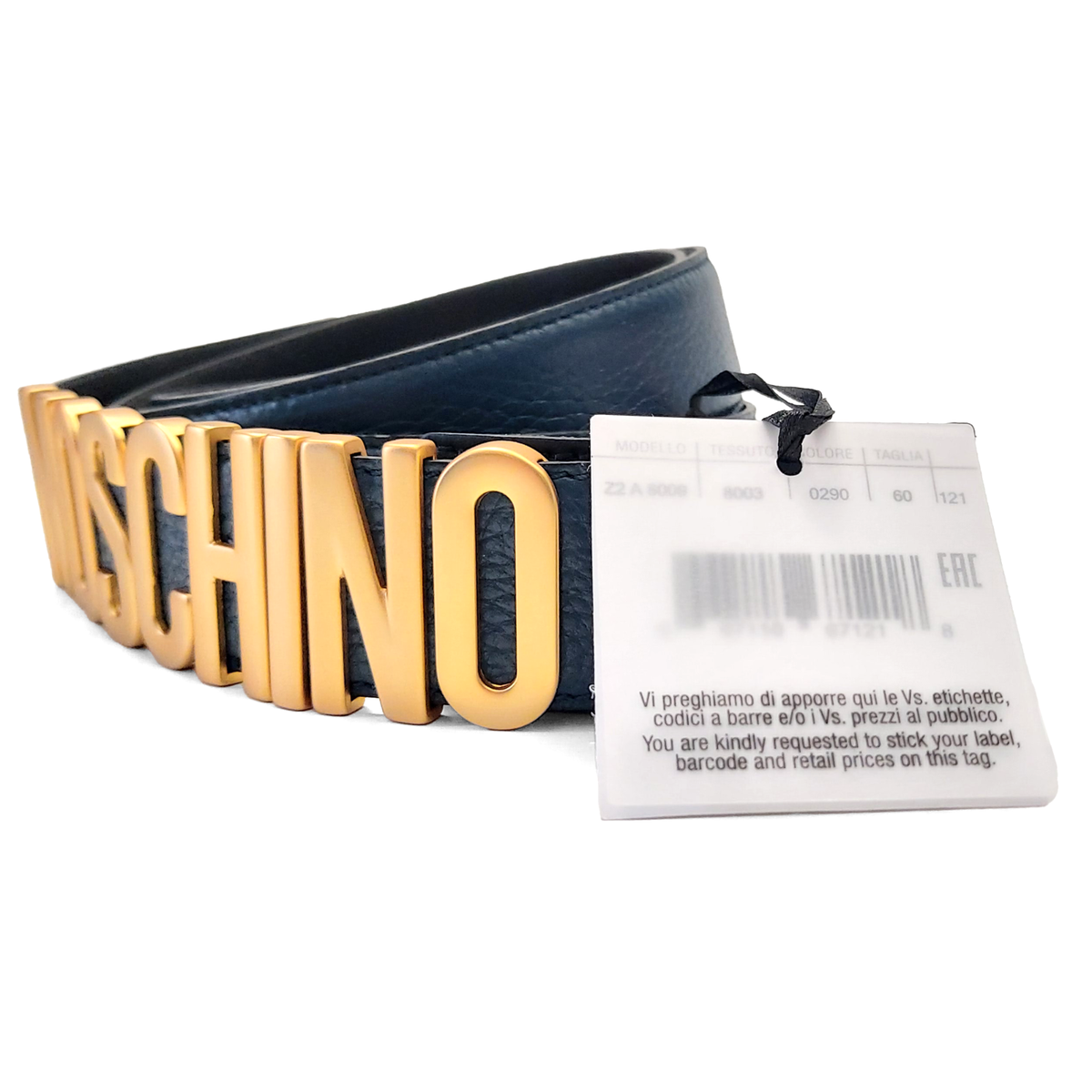 Moschino Gold Logo Blue Leather Belt Size 60 (0185) | eBay Moschino Gold Logo Blue Leather Belt Size 60 (0185) | eBay