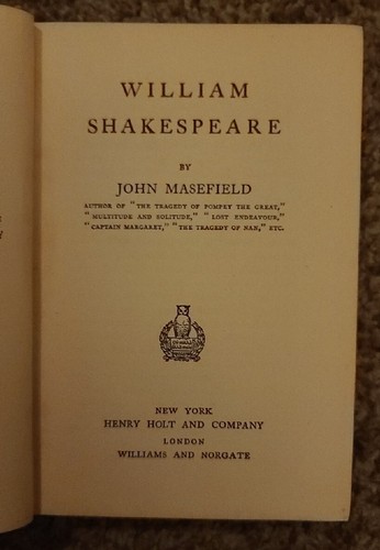 William Shakespeare (Home University Library No.2) (J.Masefield 1911) - Picture 6 of 7