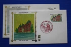 Japan (1470-1471) 1982 Architecture IV Zaso "Silk" FDCs