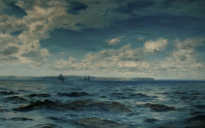 Henry Moore Sommerzeit vor Cornwall Meer Meereslandschaft Küste Wellen England West Graf