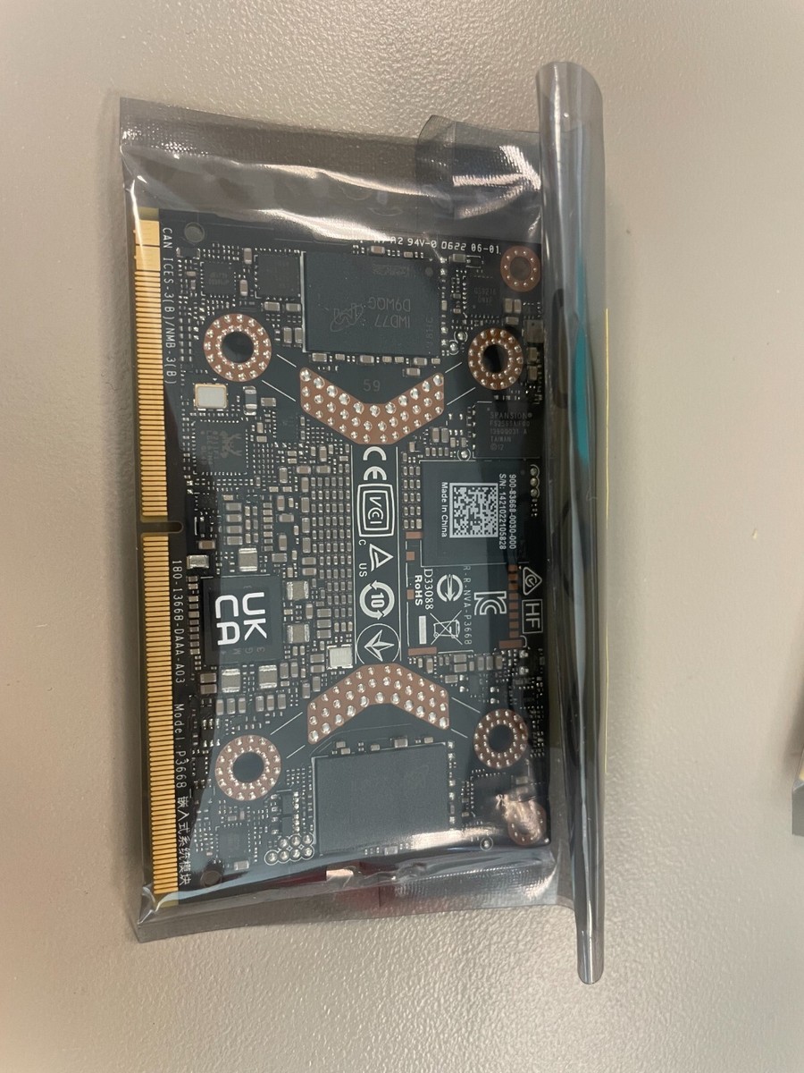 NVIDIA Jetson Xavier NX 16GB Module 900-83668-0030-000 384