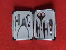 Travel Nail Clippers Manicure Kit Stainless Steel 10 pieces