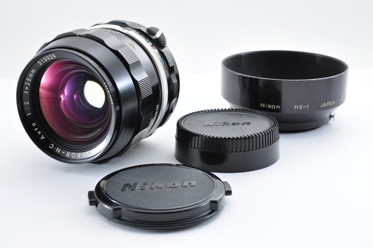 Mint ] Nikon NIKKOR-N.C Auto 28mm f/2 Non Ai Wide Angle Lens