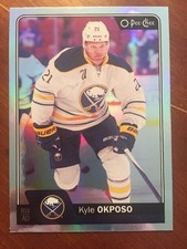 2016-17 UD Hockey Series 2 Opee Chee Kyle Okposo #663 Silver Parallel