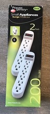 NIB 2-Pack Power Sentry SURGE PROTECTOR 6 Outlets each 200 Joules Model 100279