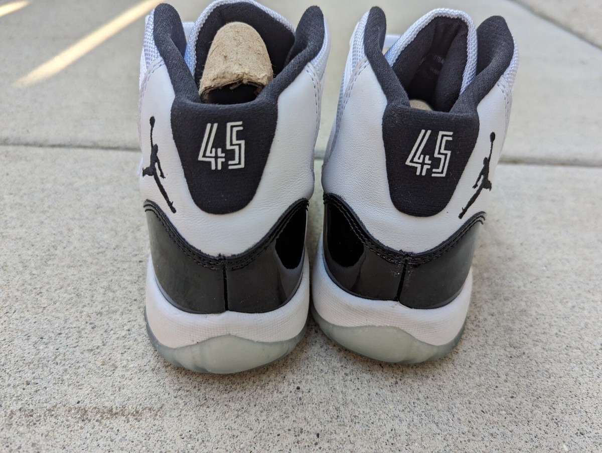 Air Jordan 11 ホワイト/ブラック/グレー NDS NIKE AIR JORDAN 11 XI GS WHITE BLACK CONCORD 2018 sz 5Y dunk 1
