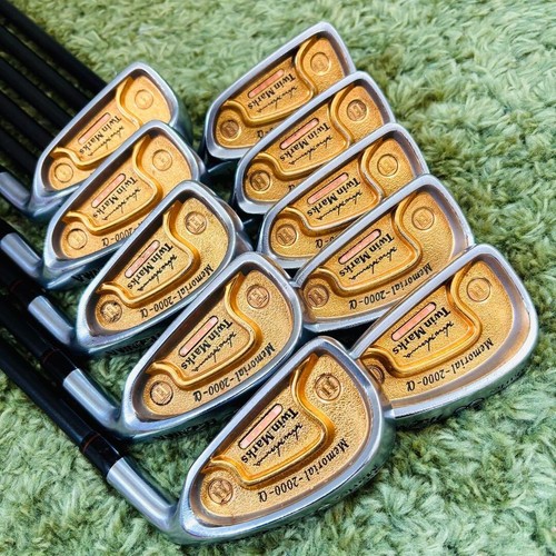 Palos de golf Honma hierros Twin Marks Memorial 2000-α 3S hierro R-Flex diestro 3-11 sw 10 piezas - Imagen 8 de 24