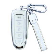 Yuebutor Key Fob Cover Case Fit for Ford Edge Focus Escape Expedition Explorer