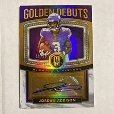 Gold Standard Golden Debuts Jordan Addison 2023 novato automático 48/49 CA
