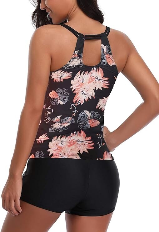 New AYEEBOOG Uk 16 Tankini Set With Boy Shorts 2 Piece Set Swimdress