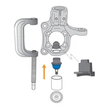 Suspension Ball Joint Mevotech MS25560 fits 14-18 Jeep Cherokee