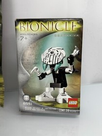 LEGO Bionicle 8551 Kohrak Va Complete CIB Krana Bohrok Bo Mask White Opened Box