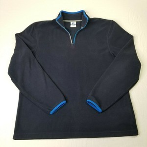 navy blue pullover jacket