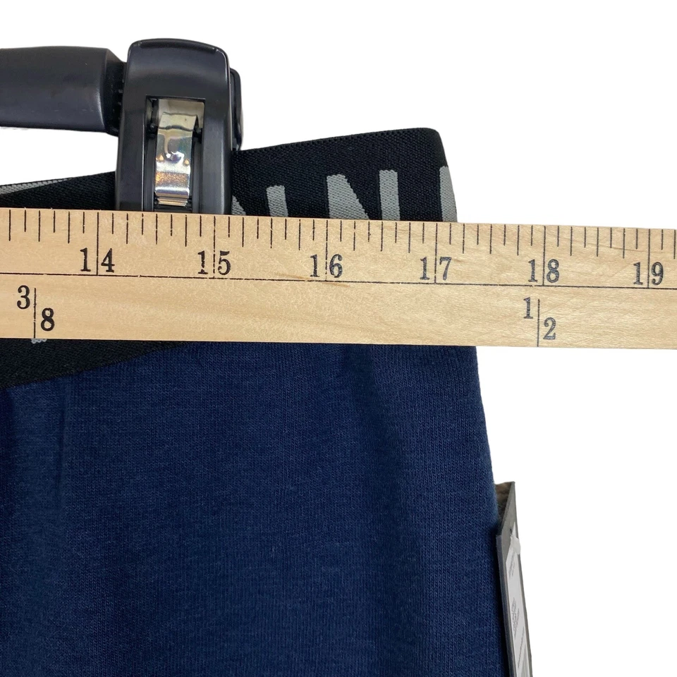 Pantalones de pijama Kenneth Cole French Terry Logo Jogger Lounge azul marino para hombre bolsillos XL Foto 4 de 4