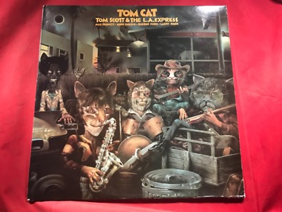 I1-92 TOM SCOTT & THE L.A. EXPRESS Tom Cat - 1975 - PE 34956 -RECORD JAZZ FUSION