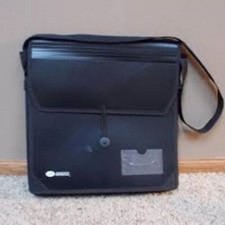 Creative Memories Black Accordion Style Plastic Folder Paper Organizer File Mate