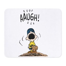 CafePress Baseball Aaugh Non-slip Rubber Mousepad, Gaming Mouse Pad 540044093 