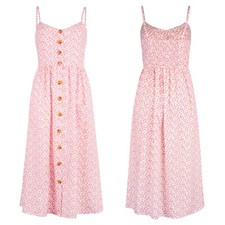 Vintage Casual Midi Sundress