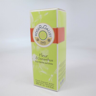 Fleur d'Osmanthus by Roger & Gallet 200 ml/6.6 oz Fresh Fragrant Water Spray NIB