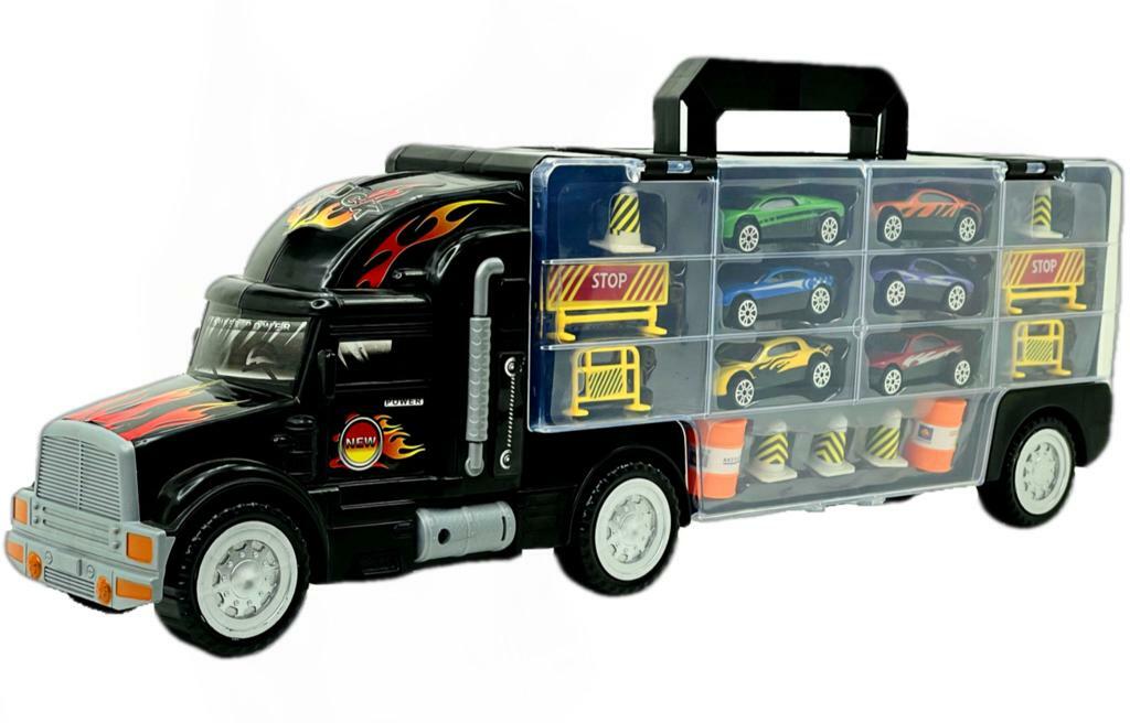 Big-Daddy Tractor Trailer Car Collection Case Carrier Transport Toy Truck  NEW | eBay