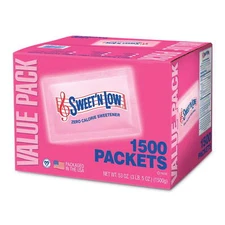 Sweet'N Low Zero Calorie Sweetener Value Pack, 53 oz,1500 count