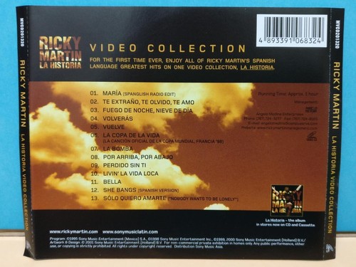 Ricky Martin La Historia Video Collection 2001 Rare Asia Video CD VCD ZN295 - Picture 2 of 3
