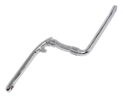 Jeu De Manivelle Vélo Monobloc AltaLine 175mm Chromé Avec Boîtier De Pédalier (BB) - NEUF, Polyvalent