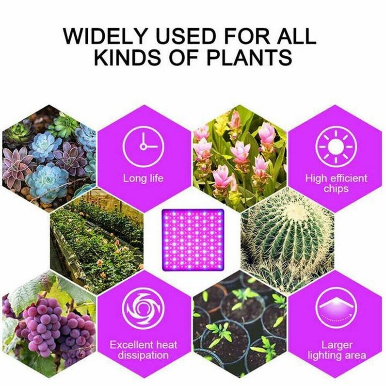 LED Grow Light 1200W/600W Full Spectrum Indoor Plants Seedling Veg Flower Bloom