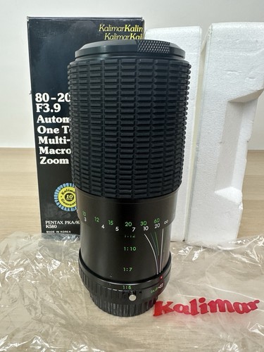 Kalimar 80-200mm f3.9 Pentax PKA/KR K580 Camera Lens - New Old Stock In Box - Picture 6 of 19