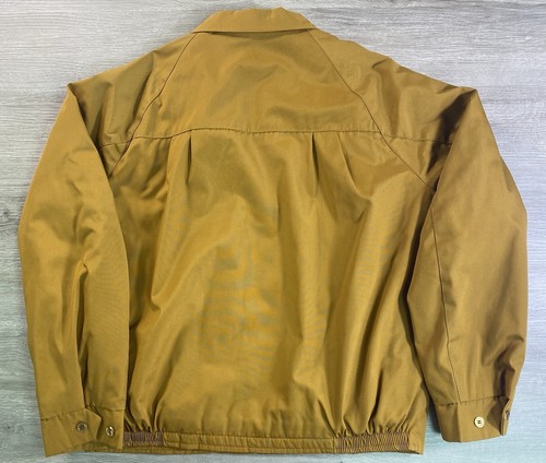 Vintage Sears Oak Brook Sportswear 60s Fur Lined Bomber Jacket Size Large Square - Picture 10 of 12