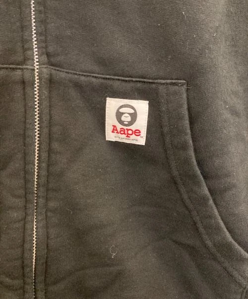 A BATHING APE (BAPE) Felpa con cappuccio e zip mimetica Aape