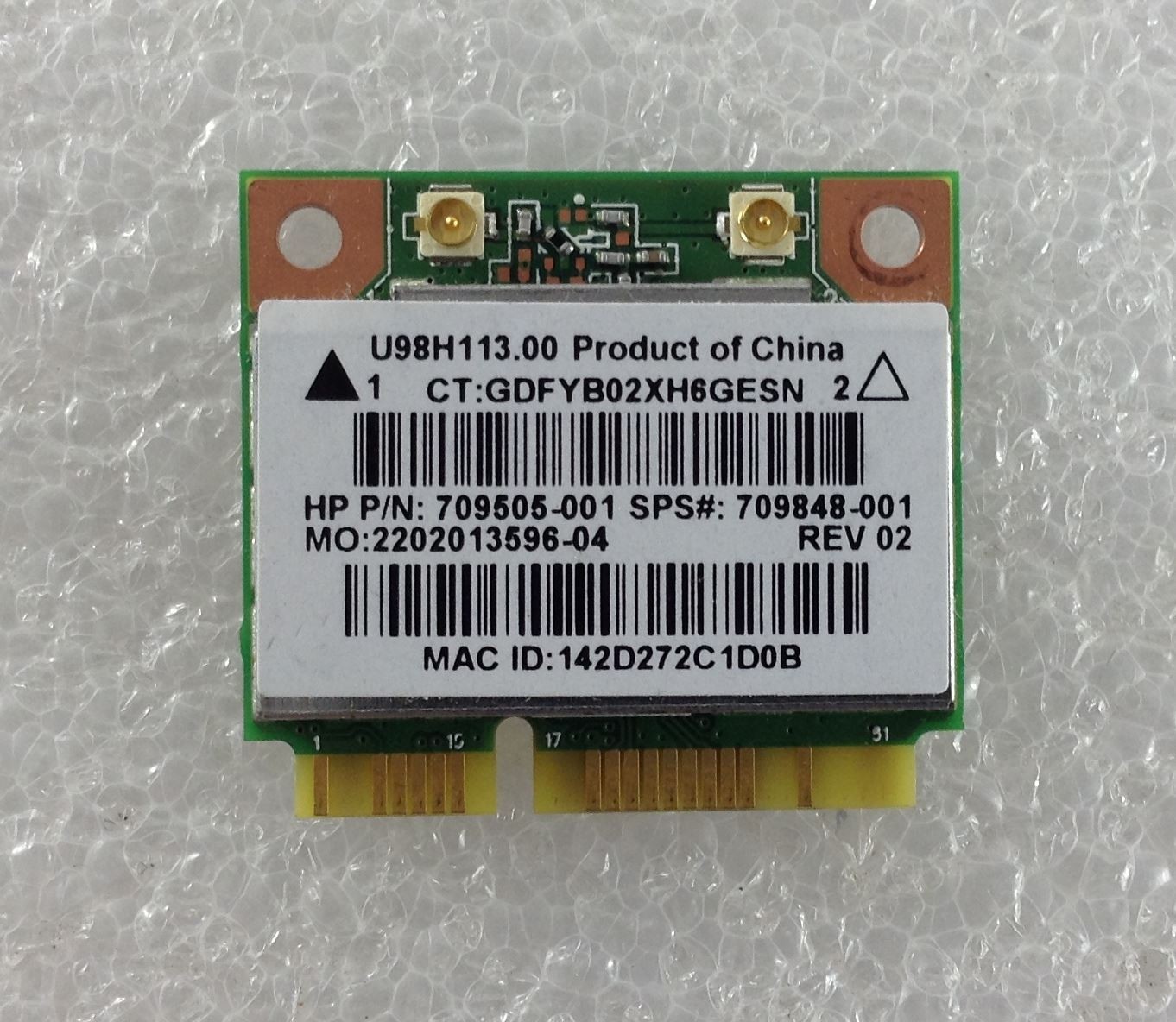 Hp Pavilion 15-N 15-N297SA Wifi WLAN Wireless Card GENUINE Mini PCI-E RTL8188EE