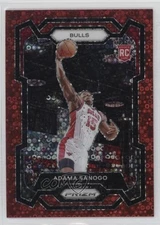 2023-24 Panini Prizm Fast Break Red Prizm /100 Adama Sanogo #286 Rookie RC