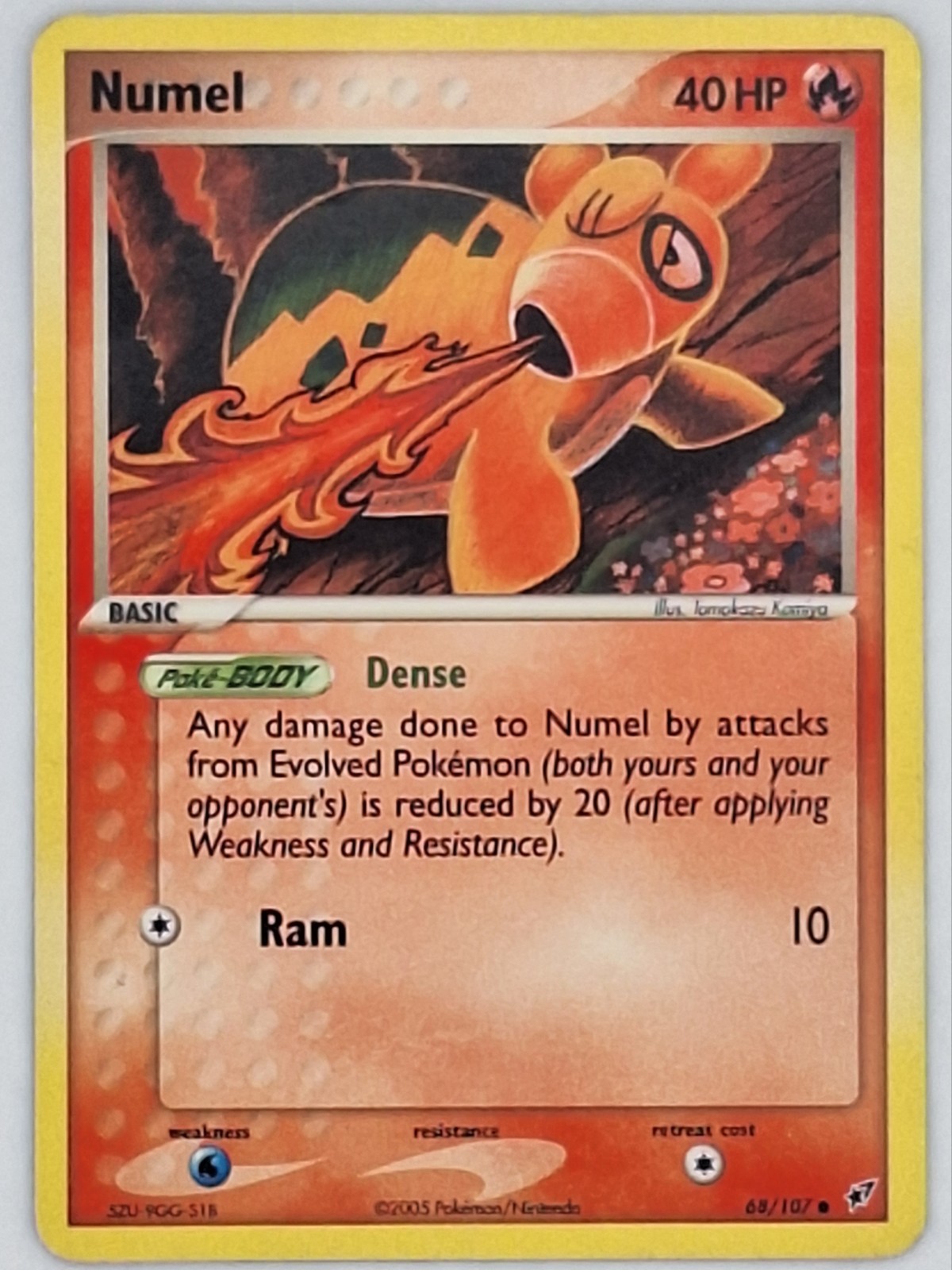 Numel 68/107 Pokemon - EX Deoxys MP