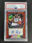 2020-21 Panini Prizm Anthony Edwards Red Choice Signatures RC PSA 10 MT Auto 10