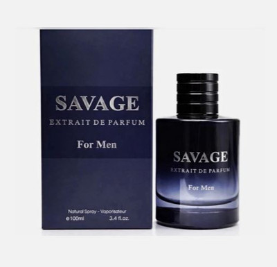 Savage for Men Extrait 3.4 Oz Men's Eau De Parfum. Men's Casual Cologne.