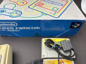Nintendo Super Famicom SFC Console BOX &2 games  Mario Kart Super Mario All Star